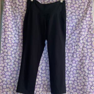 OLD NAVY Black Go Dry Women’s Activewear 3/4 Capri